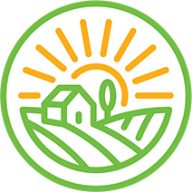 Organic farm icon