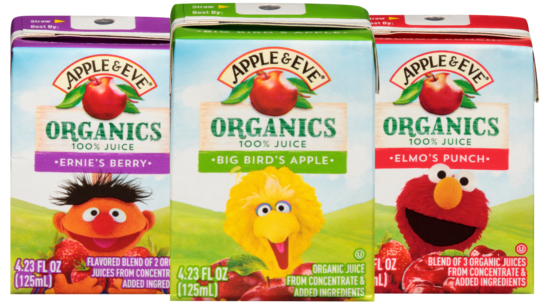 Sesame Street Juice Boxes - 32 Count Variety Pack - Apple ...